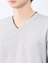 ノータベネ/NOTABENE メッシュドビー Vネック半袖Tシャツ