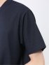 ノータベネ/NOTABENE メッシュドビー Vネック半袖Tシャツ