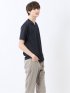ノータベネ/NOTABENE メッシュドビー Vネック半袖Tシャツ