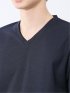 ノータベネ/NOTABENE メッシュドビー Vネック半袖Tシャツ