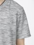 トリッキーリップル Vネック半袖Tシャツ