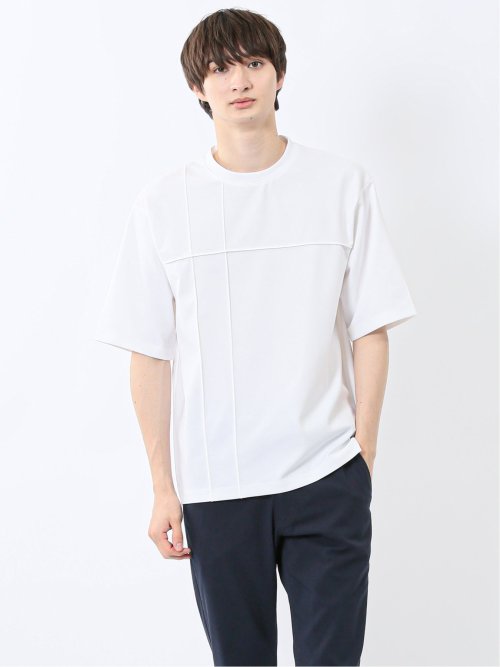 Tシャツ・カットソー QUIRA SS22 Biscuit cotton blend top (Q705CC Q0041) FLORAL TEXTURED SHIRT © OTIS KWAME KYE QUAICOE - Burgundy