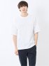 カウラ/kaule ポンチピンタック クルーネック半袖Tシャツ
