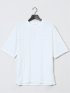 カウラ/kaule ポンチピンタック クルーネック半袖Tシャツ