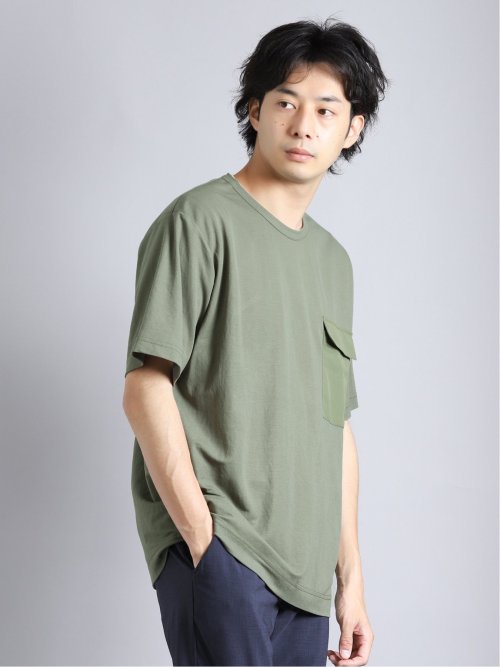 クルーネック半袖Tシャツ アンサンブル