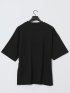 カウラ/kaule ケーブルジャガード クルーネック半袖Tシャツ