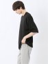 カウラ/kaule ケーブルジャガード クルーネック半袖Tシャツ