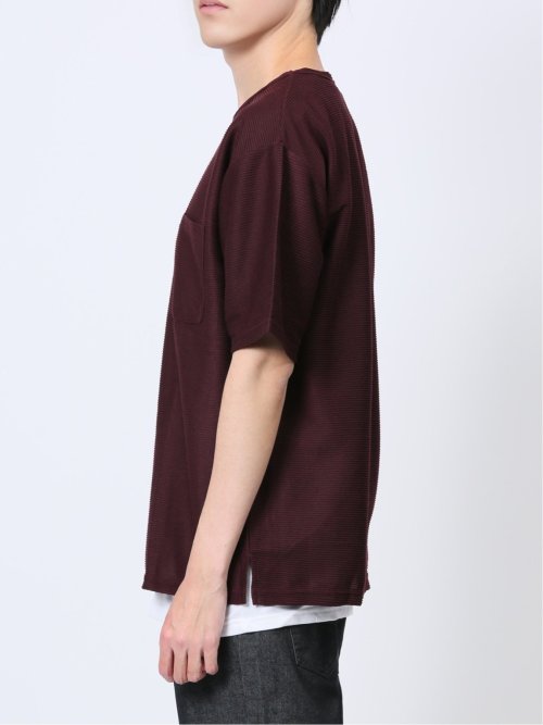 クルーネック半袖Tシャツ&タンクトップ アンサンブル