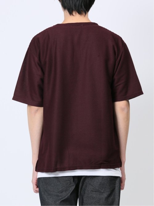 クルーネック半袖Tシャツ&タンクトップ アンサンブル