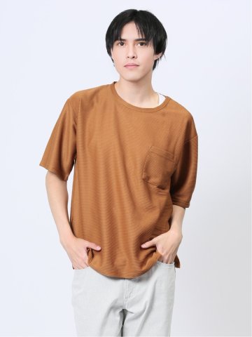 クルーネック半袖Tシャツ&タンクトップ アンサンブル