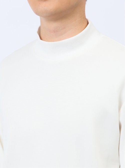 SOFT CUSHION モックネック 長袖プルオーバー