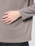 ストレッチ起毛 モックネック 長袖Tシャツ