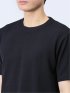 ふくれチェック クルーネック半袖Ｔシャツ