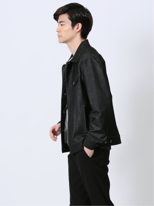 シャンブレー ストレッチ カットアウター