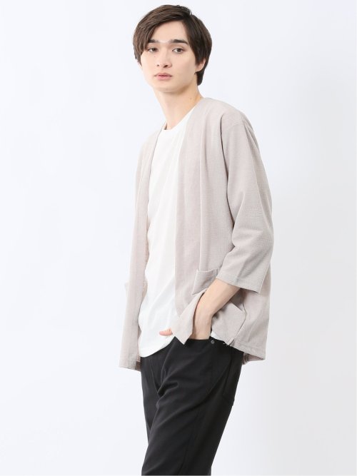 着流しカーデ7分&半袖Ｔシャツ アンサンブル