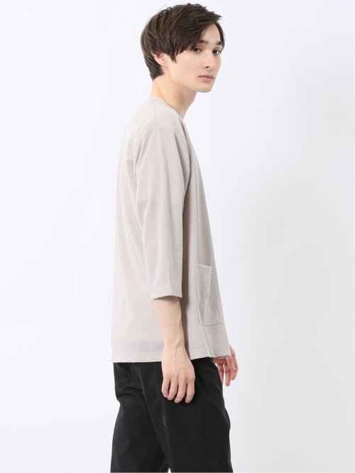 着流しカーデ7分&半袖Ｔシャツ アンサンブル