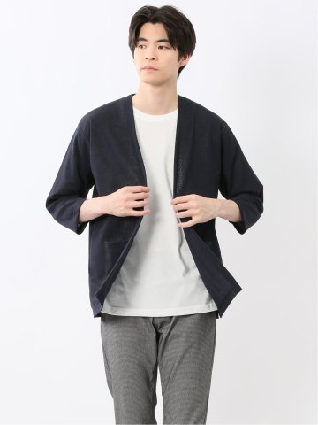 着流しカーデ7分&半袖Ｔシャツ アンサンブル