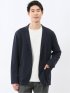 ストレッチ カットジャガード 2ボタン ジャケット