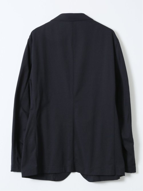 ストレッチ マイクロドット メッシュ 2ボタン ジャケット