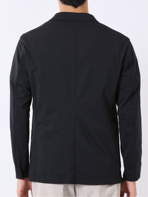 ストレッチ マイクロドット メッシュ 2ボタン ジャケット