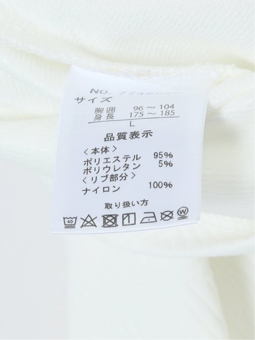 ふくれジャガード Vネック長袖Tシャツ