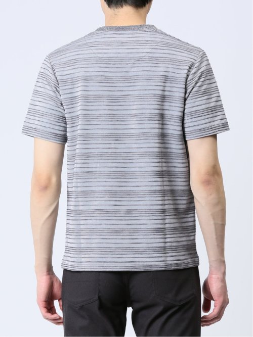 タックボーダー Vネック半袖Ｔシャツ