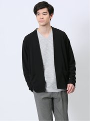 ボタンレス カーディガン