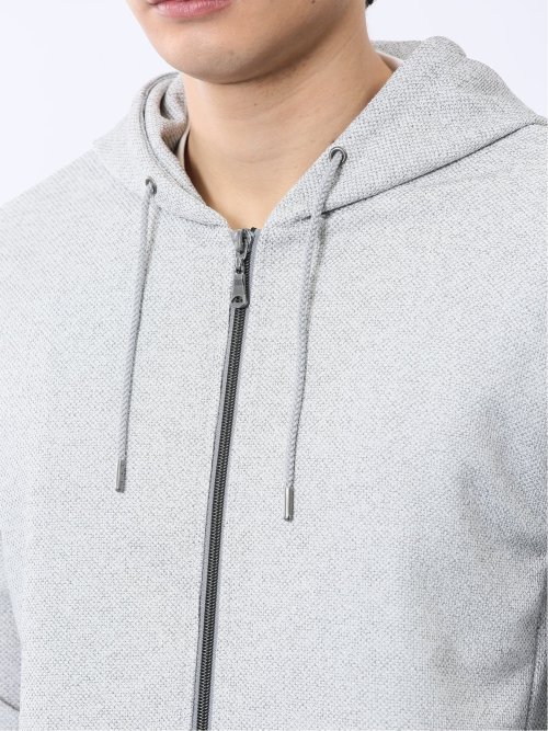 ドビーメッシュ 7分袖パーカー