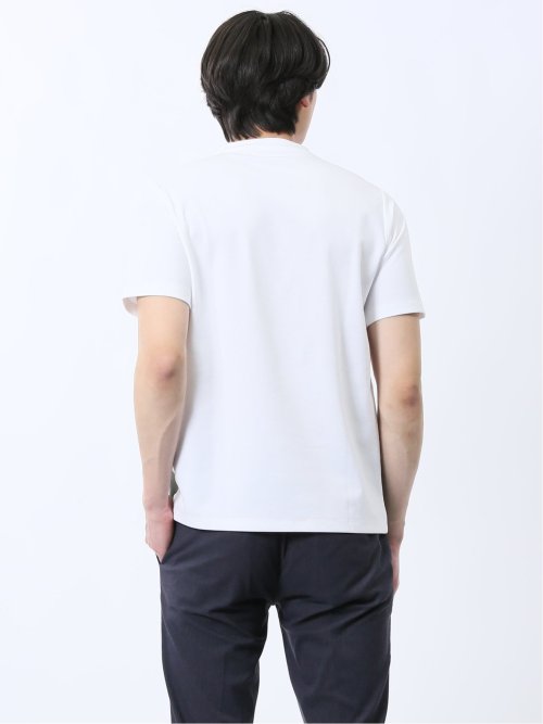 異素材切替 クルーネック半袖Tシャツ