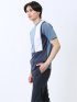 異素材切替 クルーネック半袖Tシャツ