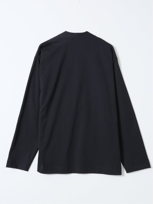 ストレッチ マイクロドット メッシュ ボタンレス カーディガン