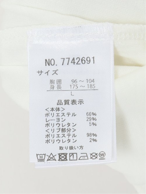 ケーブルジャガード クルーネック長袖Tシャツ