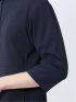 ふくれ切替ジャガード 7分袖パーカー