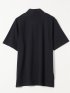 ストレッチ 綿混 カット ジャガード カッタウェイ 半袖 ビズポロ ポロシャツ クールビズ メンズ
