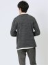 スラブインレイ モックネック長袖Ｔシャツ