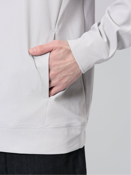 ポンチ裏メッシュ 長袖プルパーカー