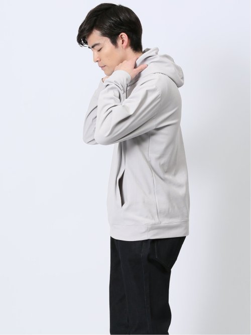 ポンチ裏メッシュ 長袖プルパーカー