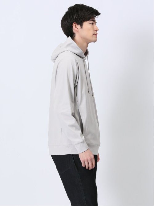 ポンチ裏メッシュ 長袖プルパーカー