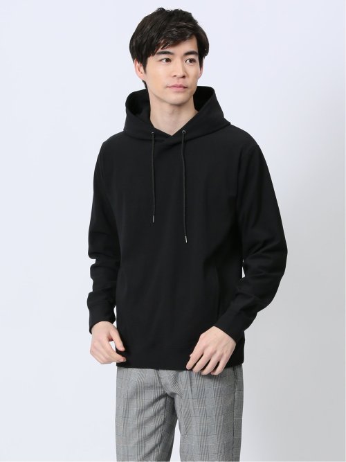 ポンチ裏メッシュ 長袖プルパーカー