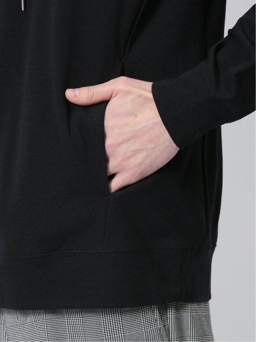 ポンチ裏メッシュ 長袖プルパーカー