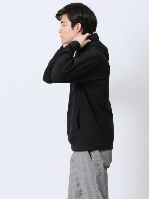 ポンチ裏メッシュ 長袖プルパーカー