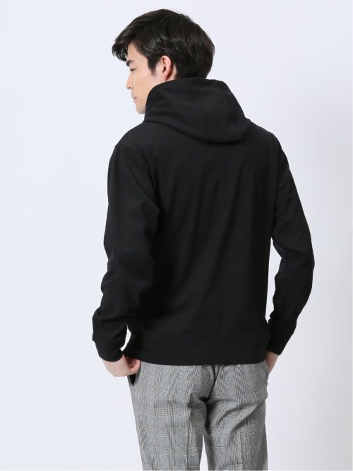 ポンチ裏メッシュ 長袖プルパーカー