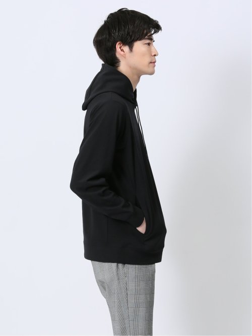 ポンチ裏メッシュ 長袖プルパーカー