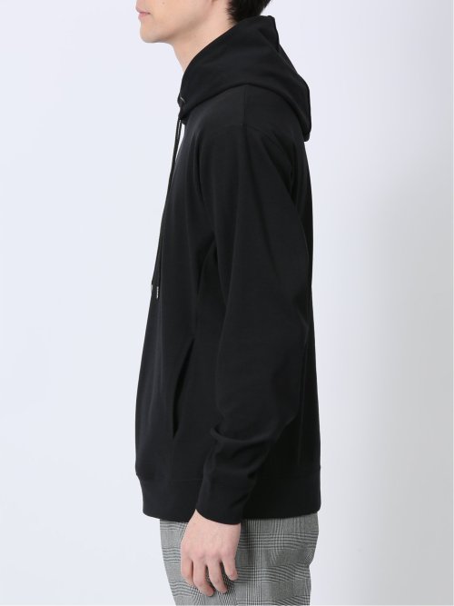 ポンチ裏メッシュ 長袖プルパーカー