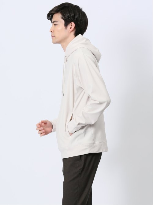 ポンチ裏メッシュ 長袖プルパーカー