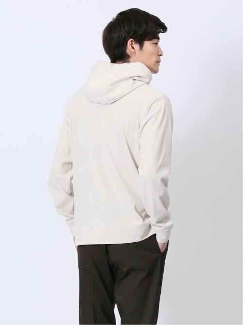 ポンチ裏メッシュ 長袖プルパーカー