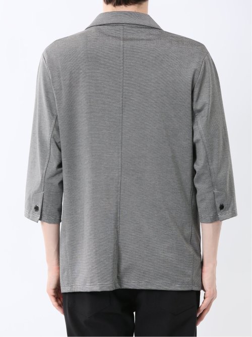 レーヨン混 2ボタン 7分袖ジャケット