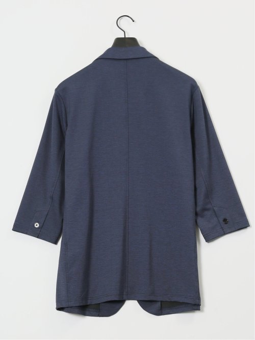 レーヨン混 2ボタン 7分袖ジャケット