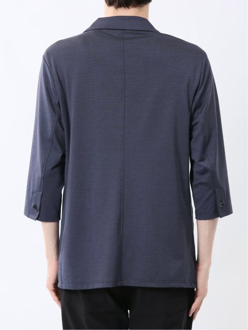 レーヨン混 2ボタン 7分袖ジャケット