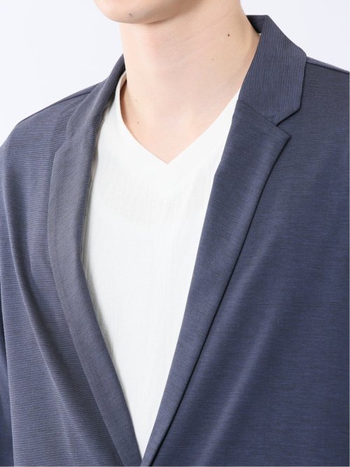 レーヨン混 2ボタン 7分袖ジャケット